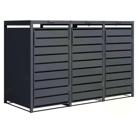 Metall Mülltonnenbox 2 Tonnen Angebot bei Bauhaus