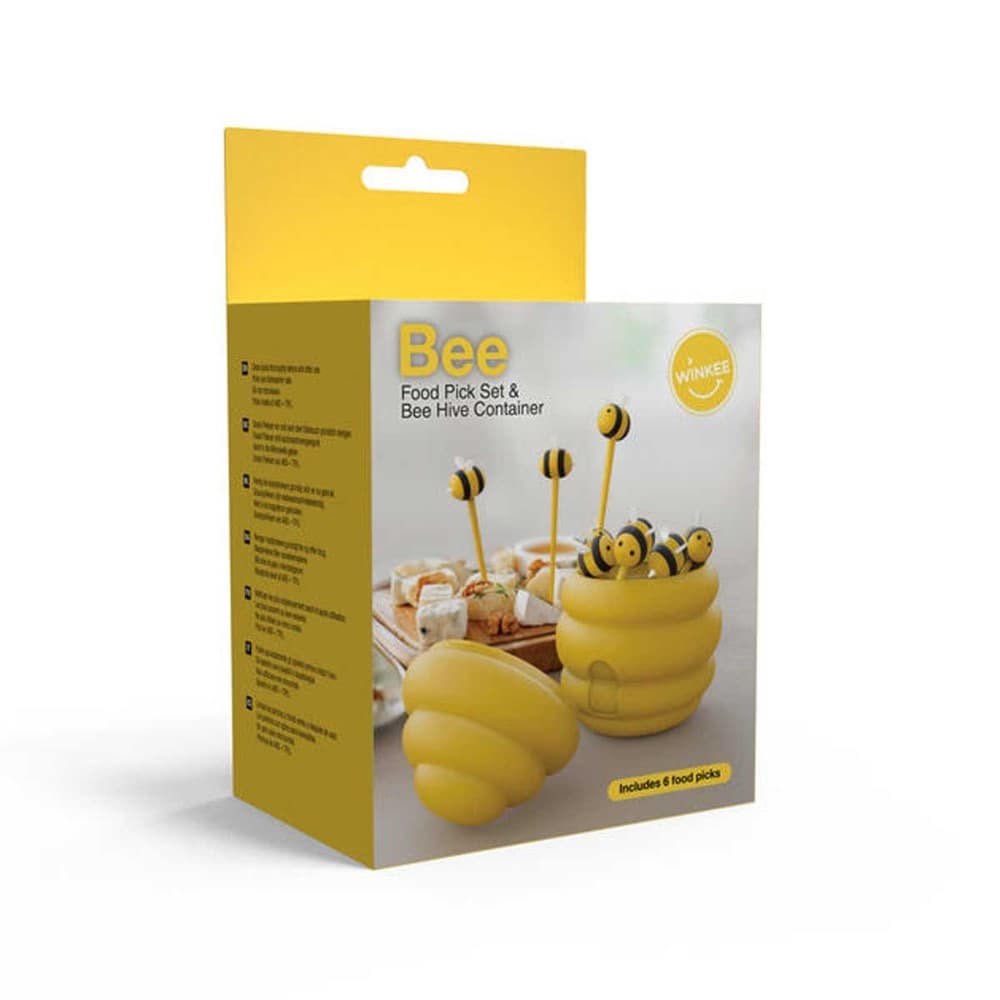 Foodpicks Biene 6er-Set, 6er-Set Winkee – Müller