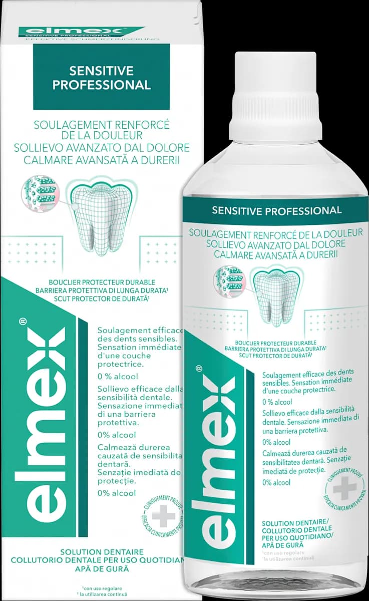 elmex Sensitive Professional Mundspülung, 400 ml – Dm