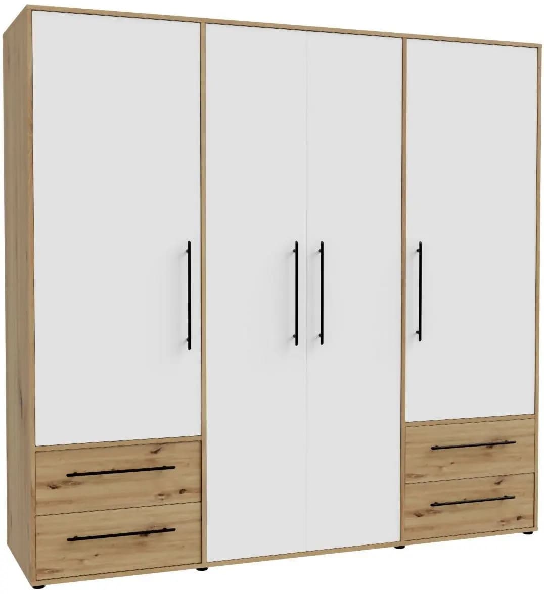 Kleiderschrank 3 Türen, BxHxT: ca. 135x210x52 cm – Möbelix