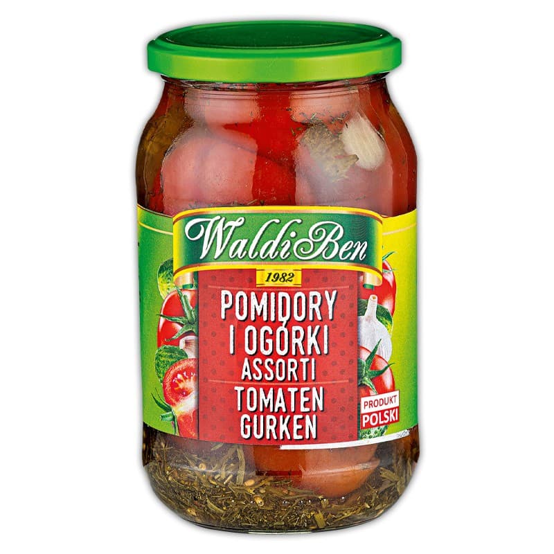 Tomaten/Gurken Mix, 850 g / 860 g Waldi Ben – Norma