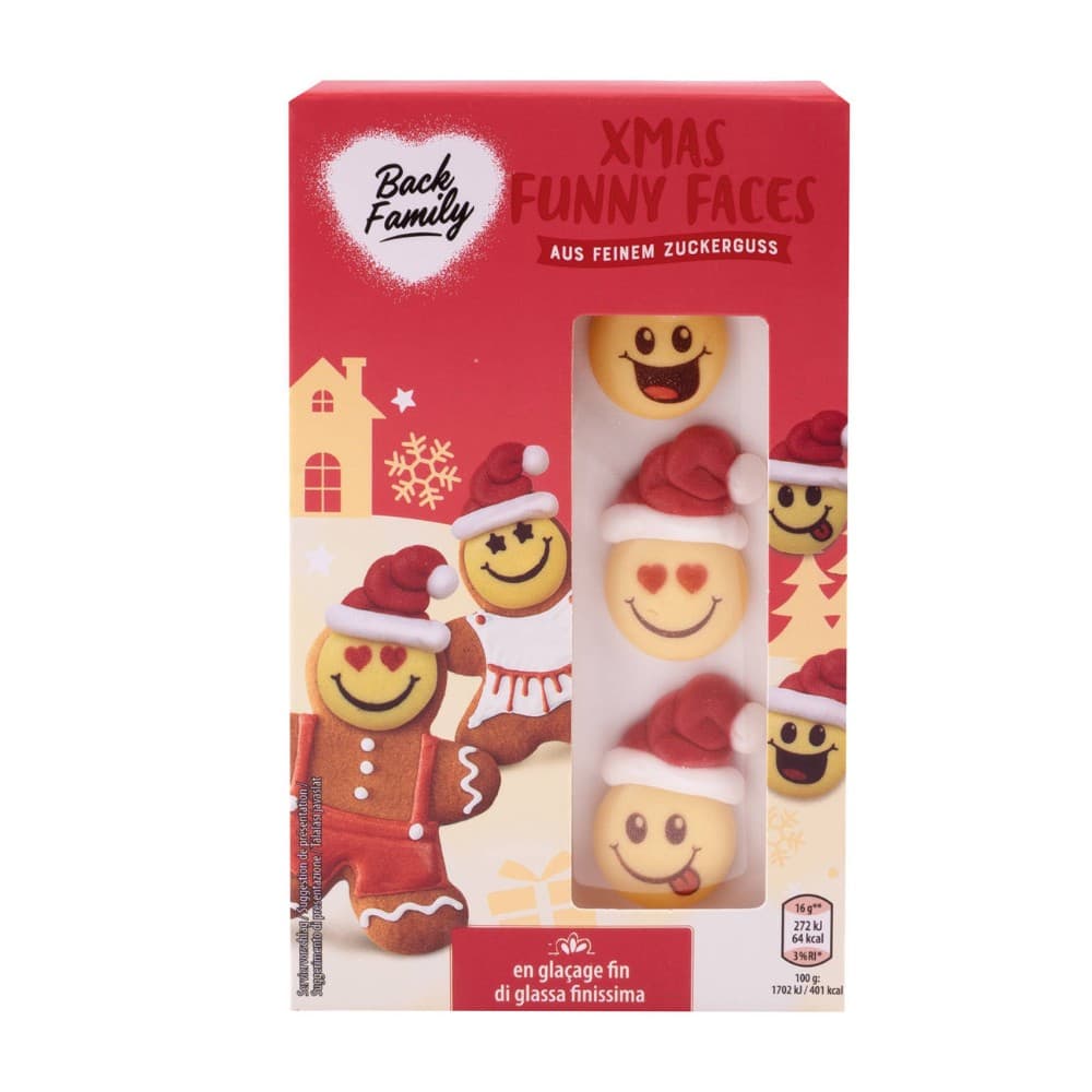 Zuckerdekor Weihnachten, 21/18/17/16/9 g Back Family – Hofer
