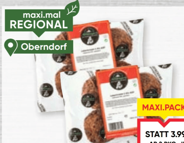 Wegschaider Kaspressknödel, 4 Stück, 240 g – Maximarkt