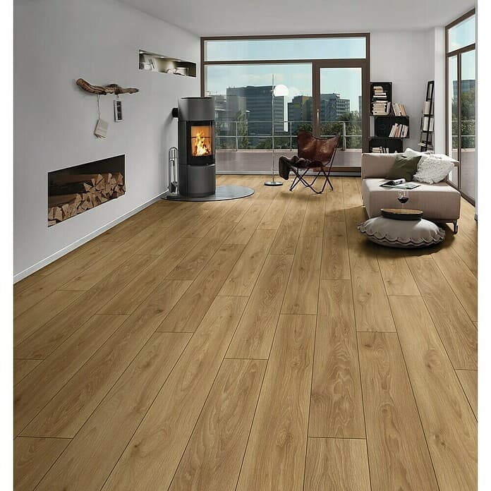 Laminat Eiche Comet 2,26 m² Angebot bei Bauhaus