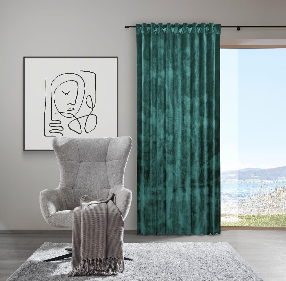 Samtvorhang VIOLA BxH: ca. 140x245cm Angebot bei Mömax
