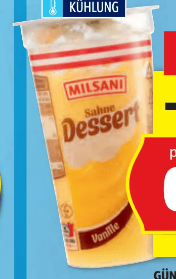 Milsani Sahnedessert, 200 g – Hofer