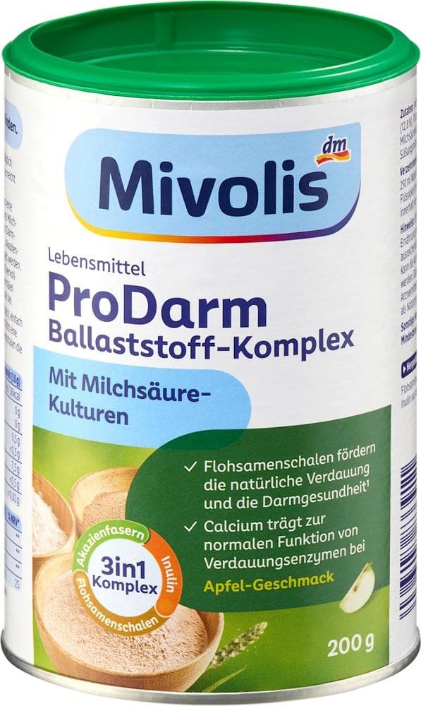 Mivolis ProDarm Ballaststoff-Komplex, 200 g – Dm