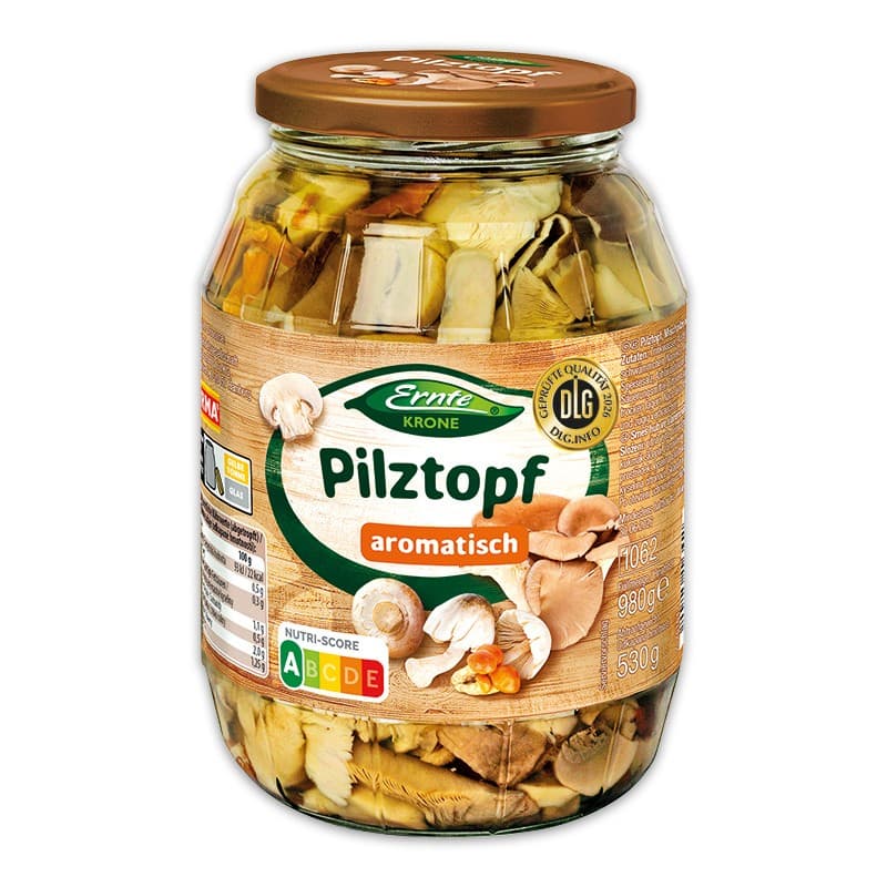Pilztopf aromatisch, 980 g Ernte KRONE – Norma