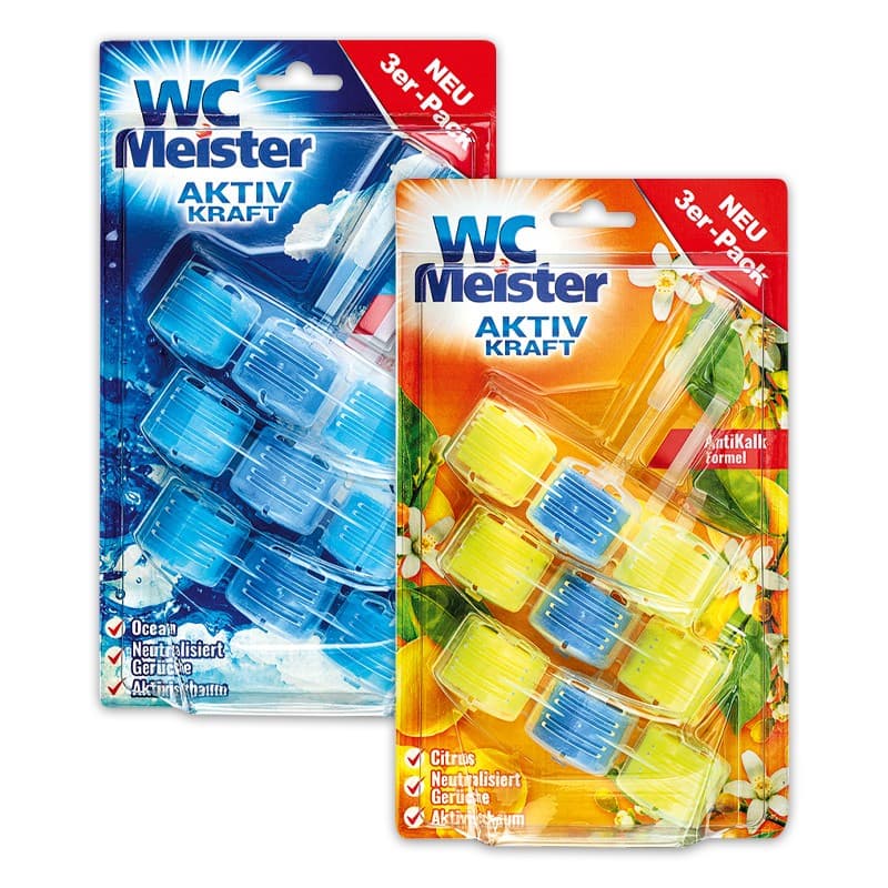 WC-Steine 3x45 g = 135 g WC Meister Angebot bei Norma
