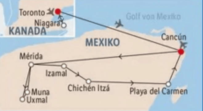 Kanada & Mexiko Rundreise & Baden 12 Tage Viva Azteca by Wyndham Angebot bei Lidl Reisen