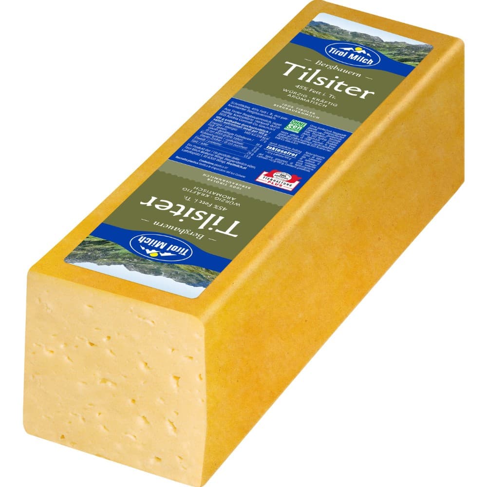 Tirol Milch Bergbauern Tilsiter, 100 g – MPREIS