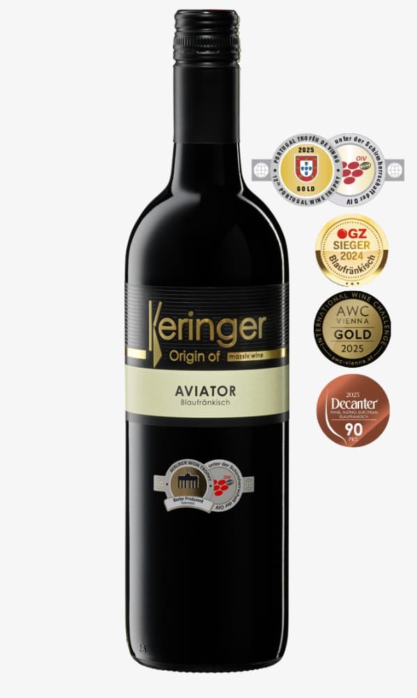 Aviator Blaufränkisch od. Heideboden Zweigelt, 0,75 Liter Keringer – Billa Plus