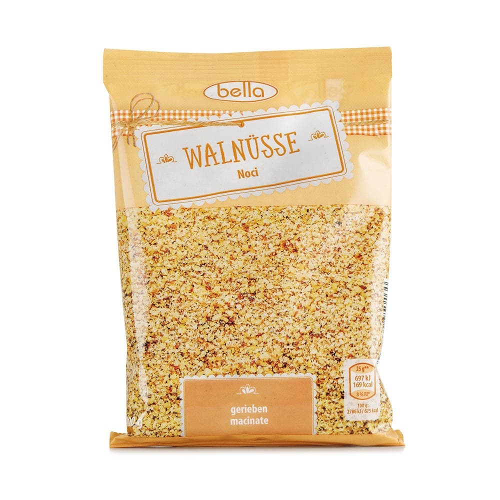 Bella Walnüsse gerieben, 200 g – Hofer