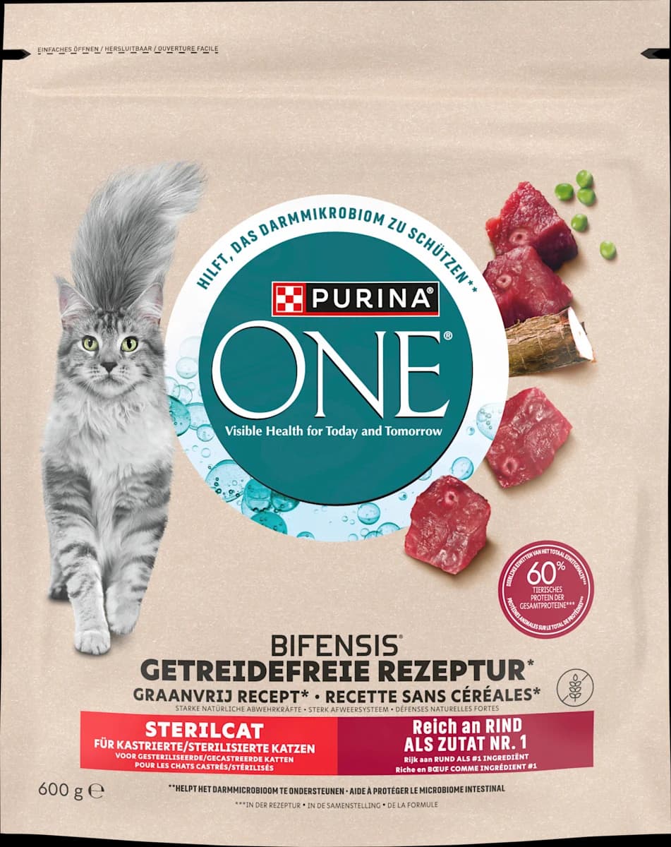 Purina One Trockenfutter 600 g-750 g Angebot bei Billa