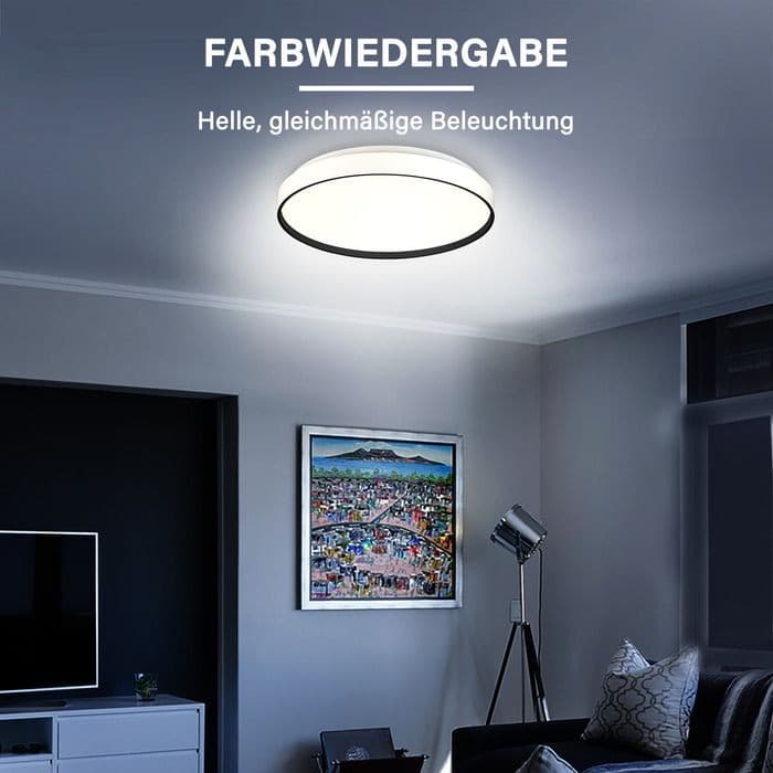 LED-Deckenleuchte JUPITER, Ø 38 cm, 24 W – Bauhaus