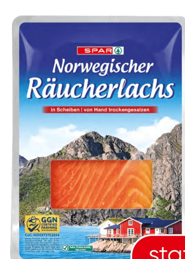 Norwegischer Räucherlachs, 150 g Spar – Eurospar