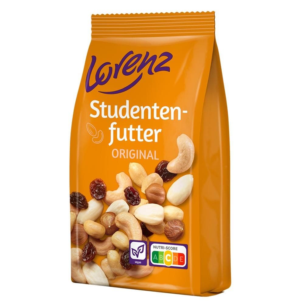 Edelnüsse od. Studentenfutter div. Sorten, 90 g–100 g Lorenz – Billa