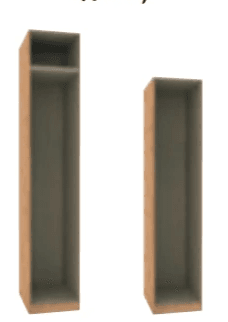Schranksystem Unit Breite ca. 45cm, Höhe ca. 242cm Angebot bei XXXLutz
