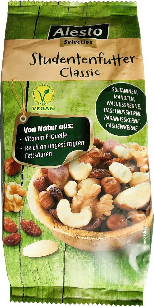 Studentenfutter Classic, 200 g Alesto – Lidl