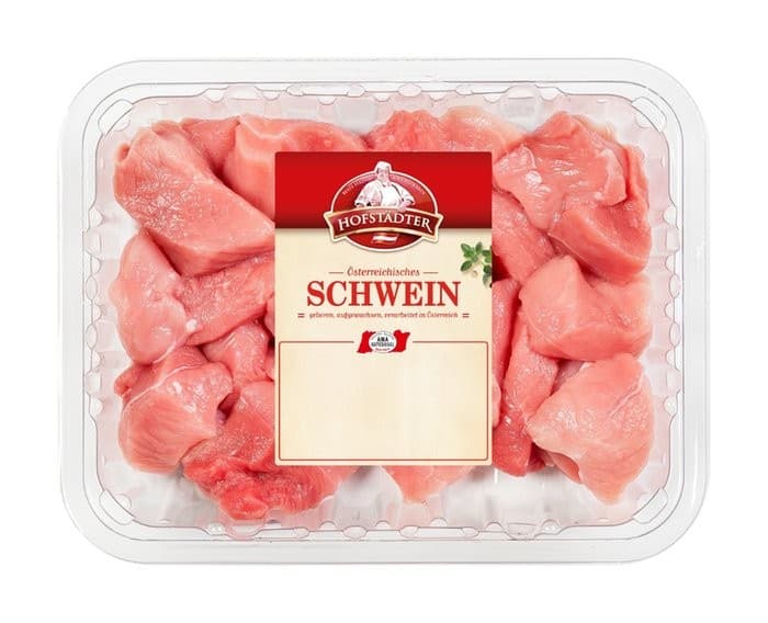 Hofstädter Schweinefleisch für Reisfleisch od. Gulasch, 400 g – Billa