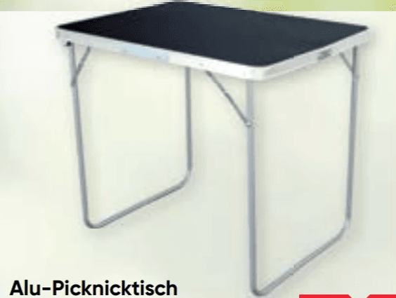 Alu-Picknicktisch Angebot bei Maximarkt