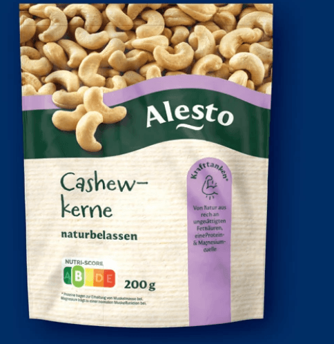 Alesto Cashewkerne naturbelassen, 200 g – Lidl