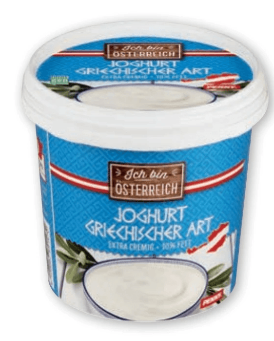 Joghurt Griechischer Art, 1 kg Ich bin Österreich – Penny