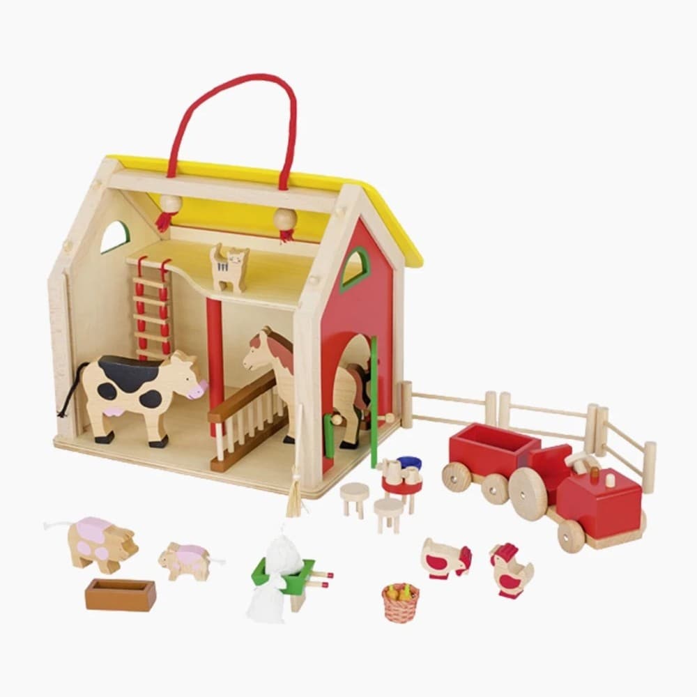 Holzspielset im Koffer – Maximarkt