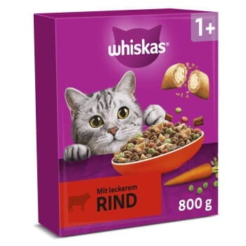 Whiskas Trockenfutter Rind, 800 g – Penny