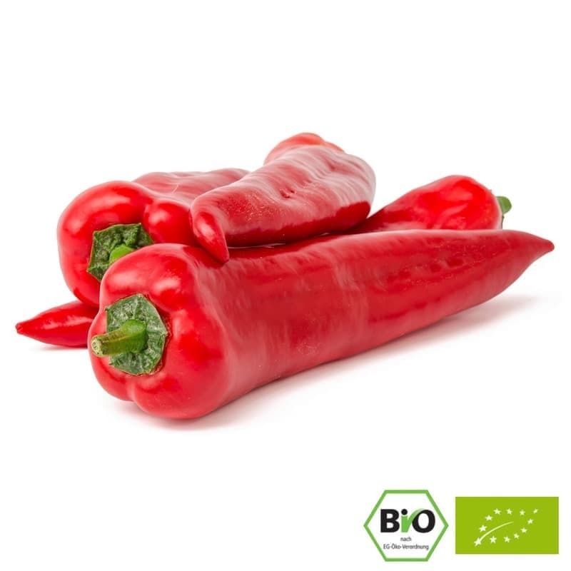 BIO Spitzpaprika rot, 190 g Beutel M – MPREIS