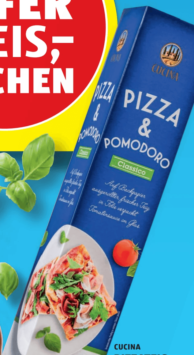 Cucina Pizzateig, 600 g – Hofer
