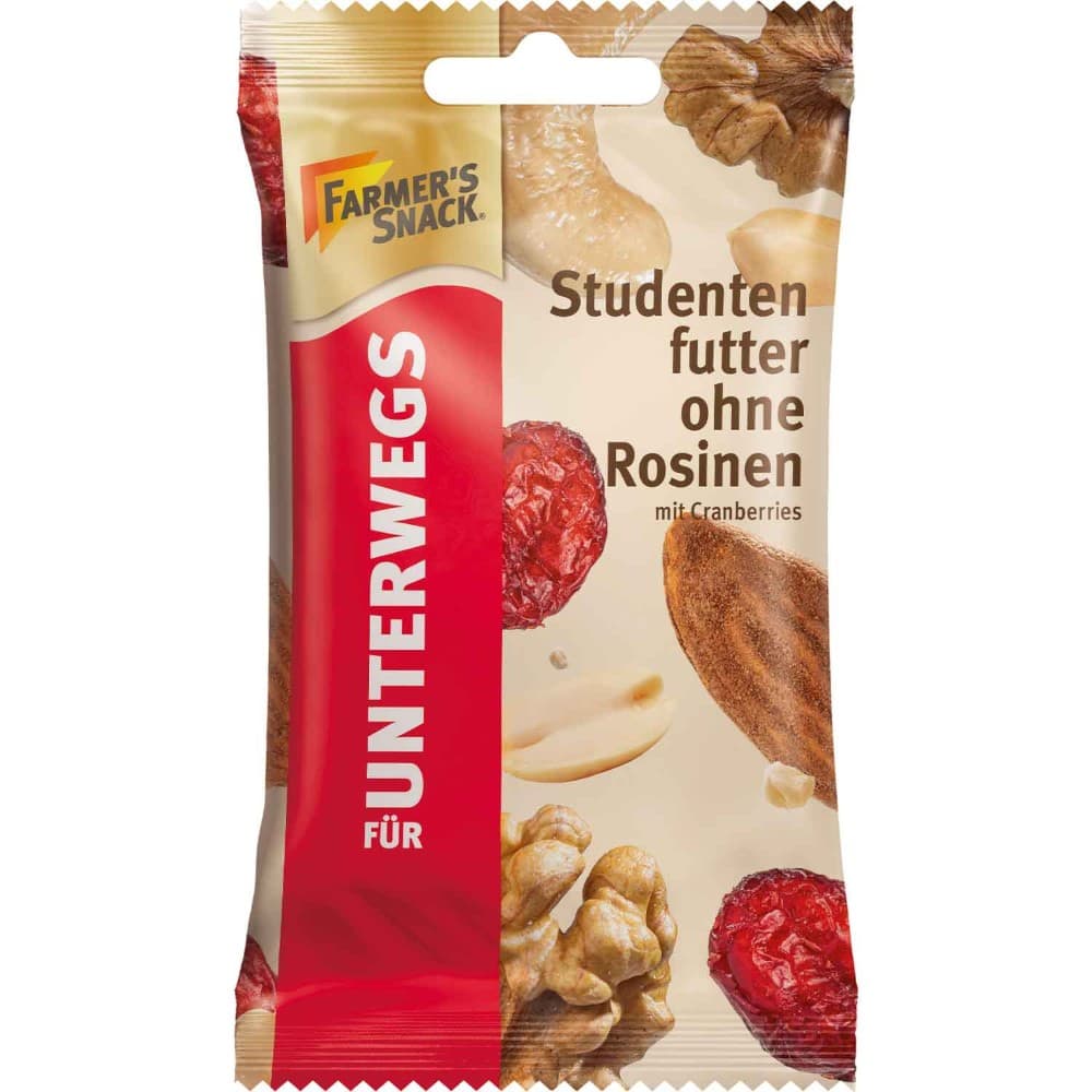 Studentenfutter 40g Farmers Snack Angebot bei Müller