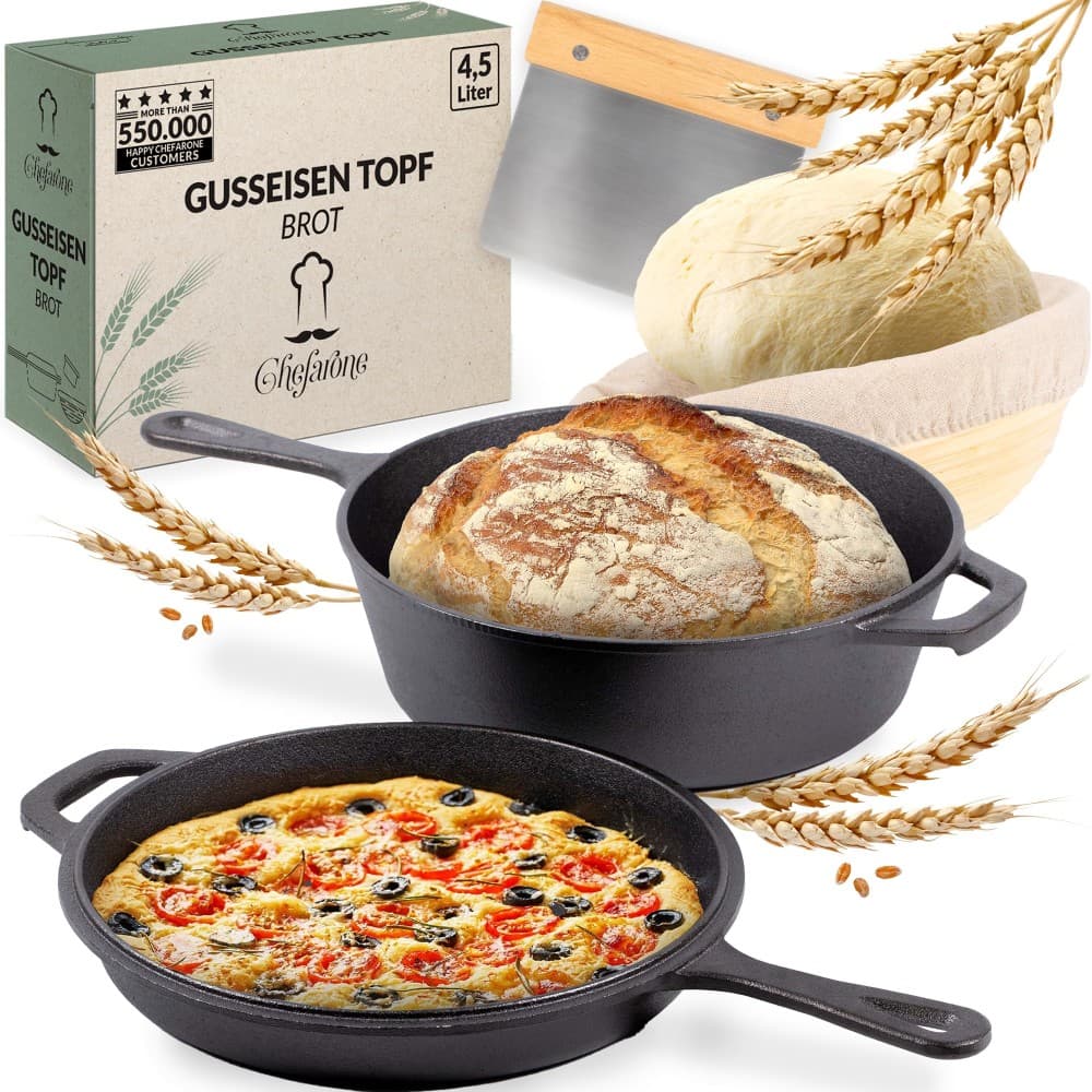 Gusseiserne Brotbacktopf 3 in 1 SD – Eurospar