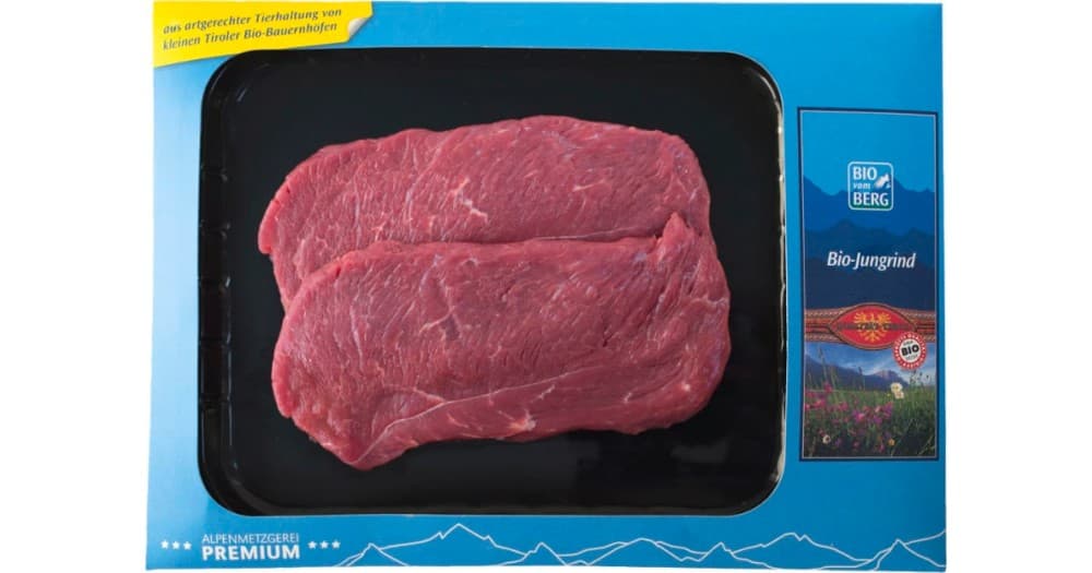 BIO vom BERG Jungrind Schnitzel – MPREIS