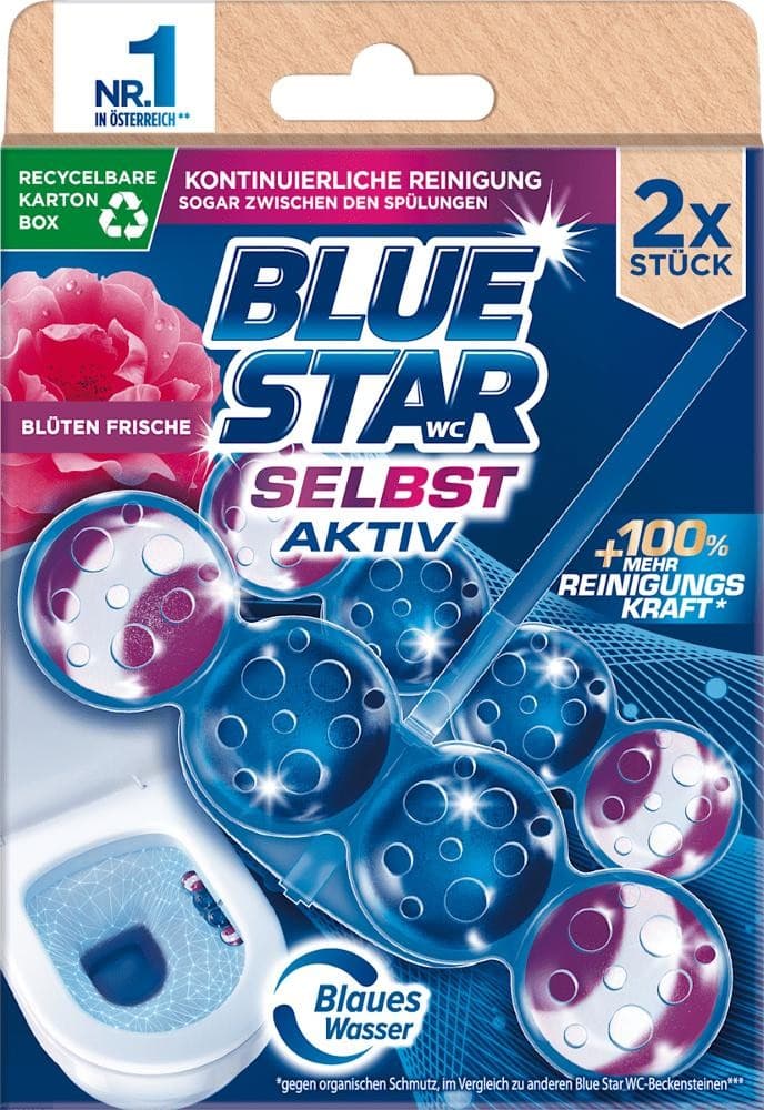 Blue Star WC-Steine, Doppelpackung – Maximarkt
