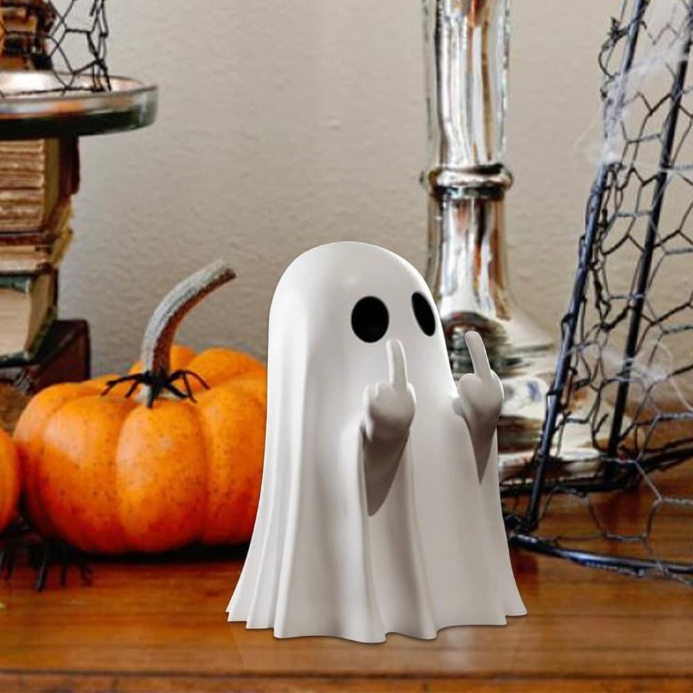 LED-Halloween Figuren, Kürbis: 21,5 x 21,5 x 20,5 cm oder Geist: 18 x 18 x 22 cm HOME CREATION – Hofer