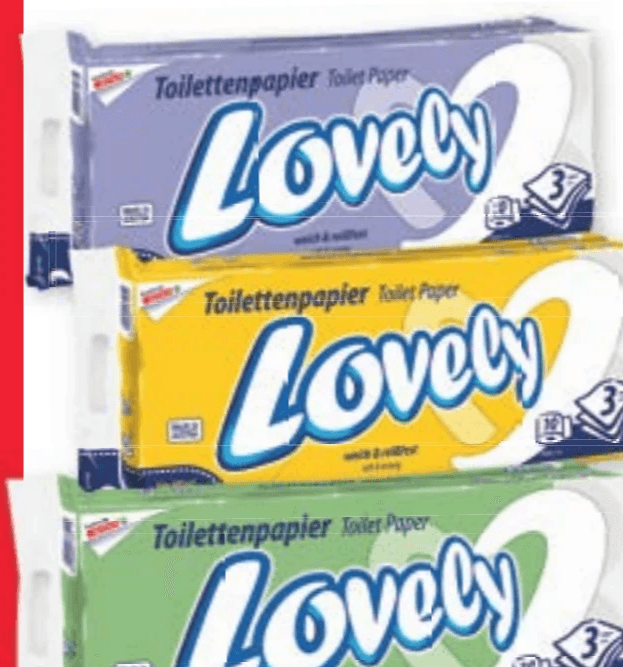 Lovely Toilettenpapier, 10er-Packung – Maximarkt