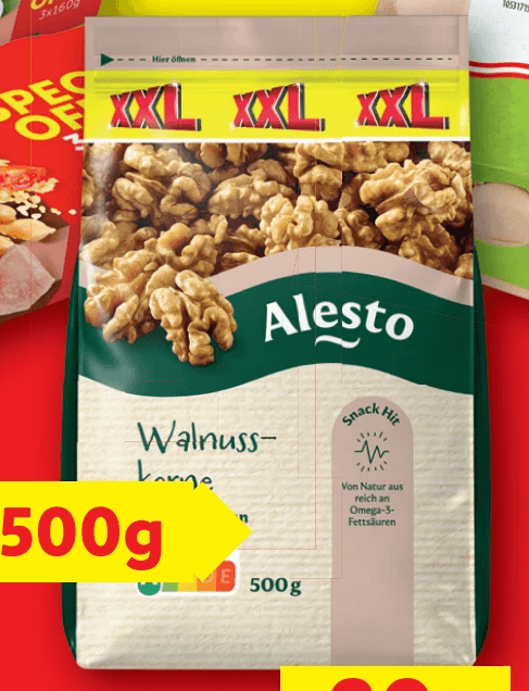 ALESTO Walnusskerne, 500 g – Lidl