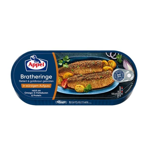 Filetierte Bratheringe, je 325 g Appel – Norma