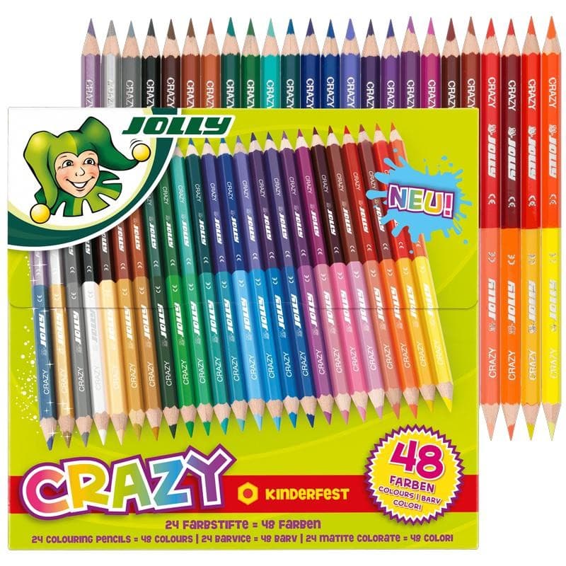 Farbstifte Crazy, 24 Stifte Jolly – Interspar
