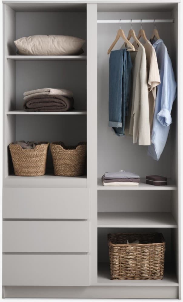 Kleiderschrank LIMFJORDEN, B120 x H200 x T58 cm – Jysk