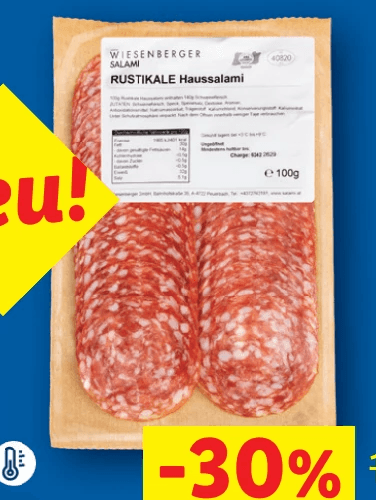 Rustikale Haussalami, 100 g Wiesenberger – Lidl