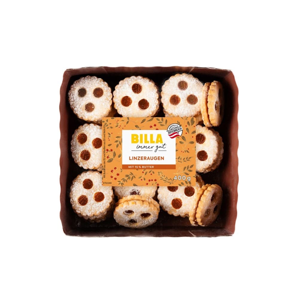 BILLA immer gut Linzer Augen, 400 g – Billa