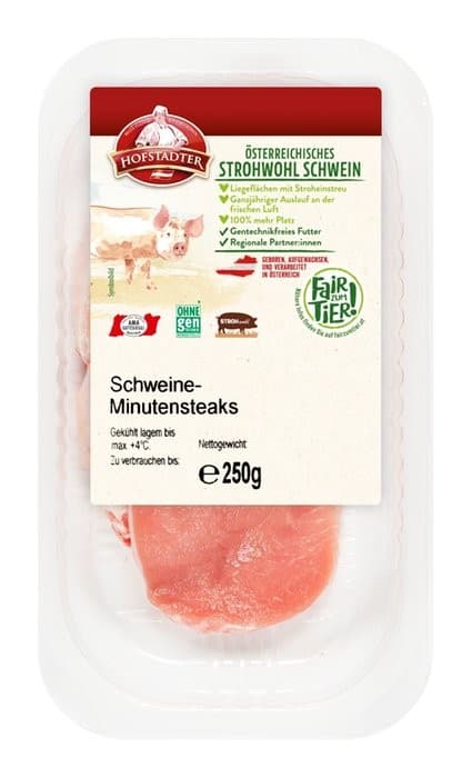 Hofstädter Minutensteak vom Karree, 250 g – Billa