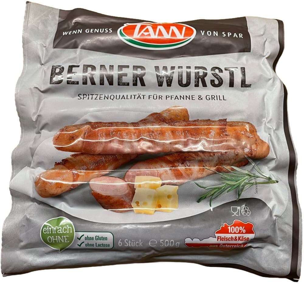 TANN Berner Würstl oder Grillzwerge 450/500 g Angebot bei Spar
