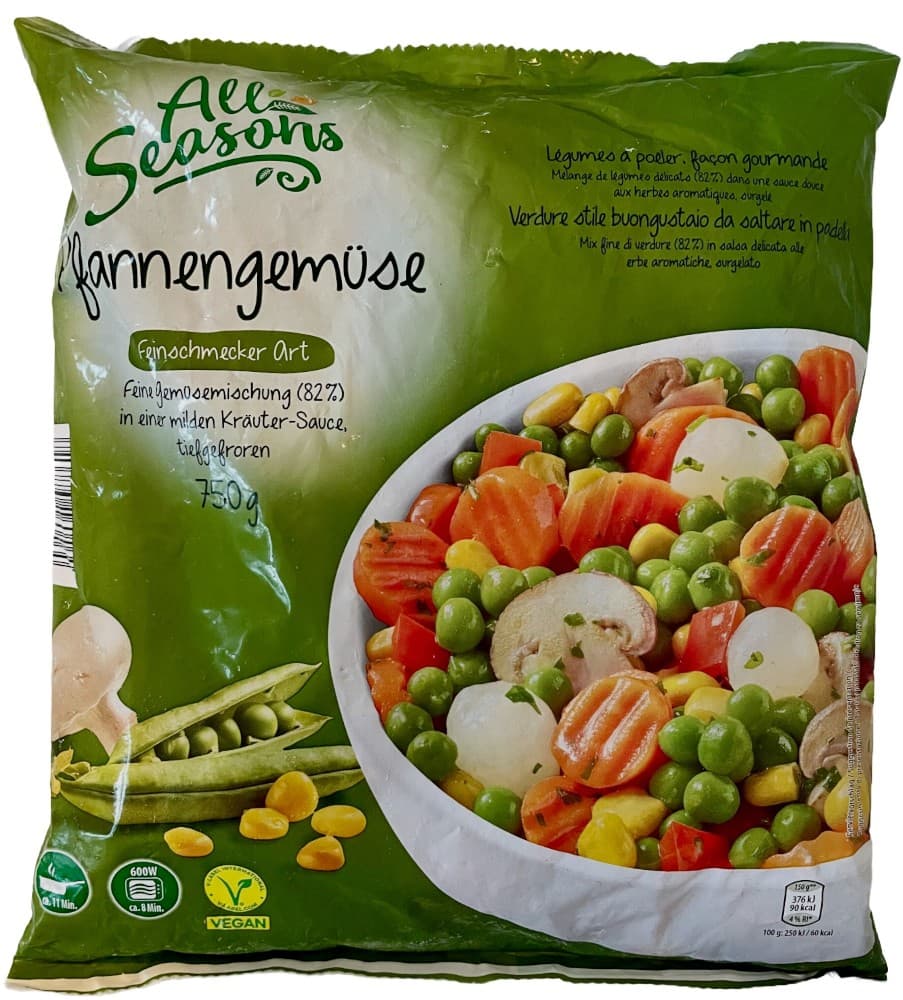 All Seasons Pfannengemüse, 750 g – Hofer