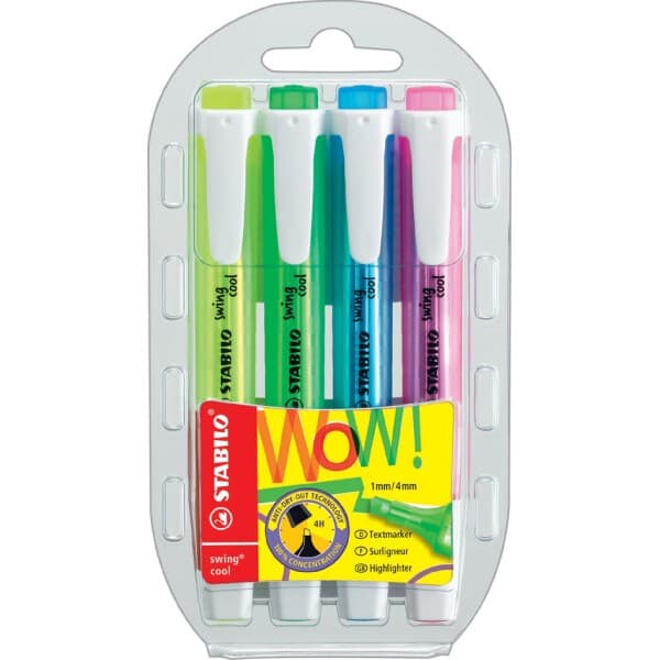 STABILO Textmarker swing cool 4er-Etui Angebot bei Maximarkt
