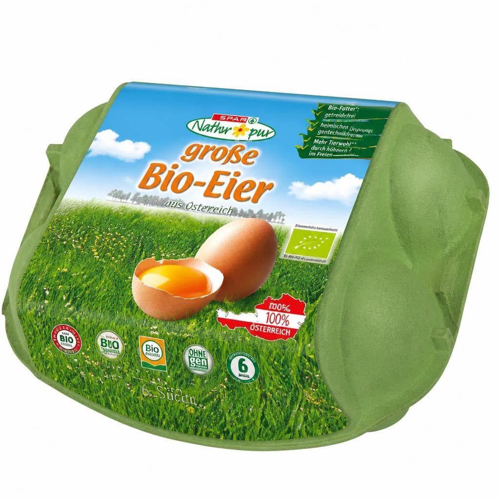 Bio-Eier 6 Stk. SPAR Natur*pur Angebot bei Interspar