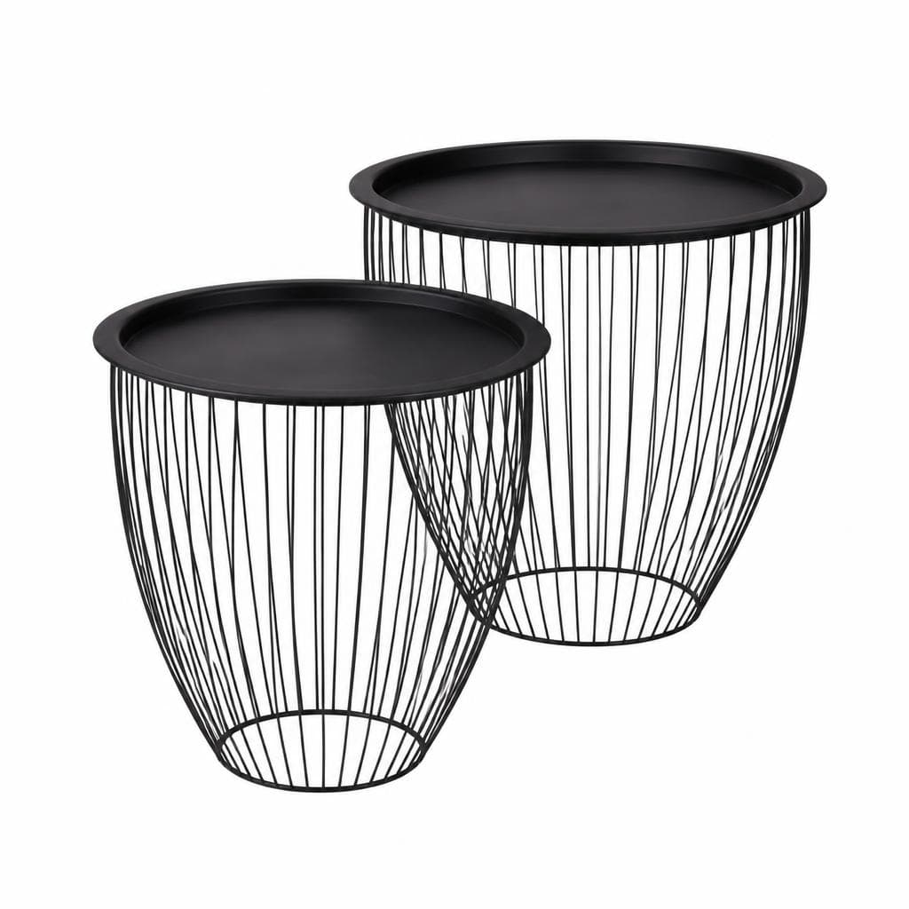Beistelltischset "Nele", 2er-Set, ca. 47,5x47,5/42x41,5 cm – Mömax