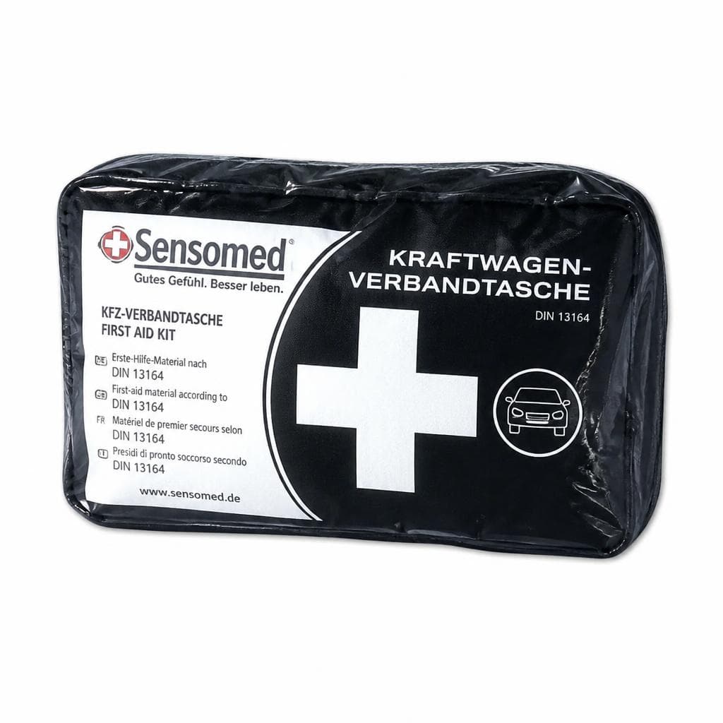 Sensomed Kfz-Verbandtasche, 43-tlg., ca. 21 x 13 x 6 cm – Norma